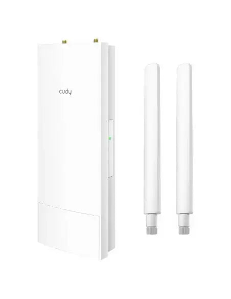 Cudy AP3000 Outdoor WiFi 6 Access Point, capable of speeds up to 3000Mbps, designed for outdoor use.