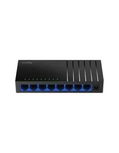 Cudy 8-Port Gigabit Desktop Switch GS108D, a network device with eight Ethernet ports for high-speed connectivity.