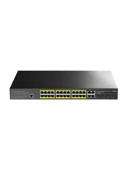 Cudy 24-Port Gigabit PoE Switch with 400W power, 4 SFP ports, model GS2028PS4