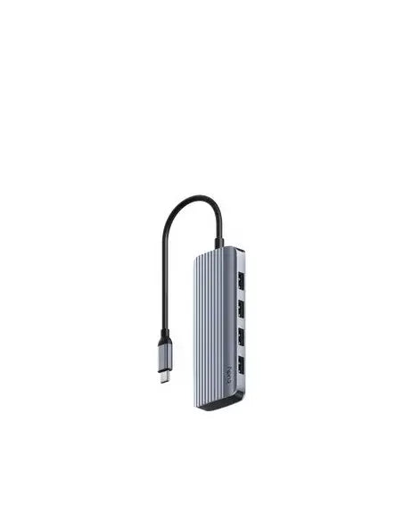Cudy 6-in-1 4K USB-C HDMI Hub, model UH500, featuring multiple ports for connectivity.
