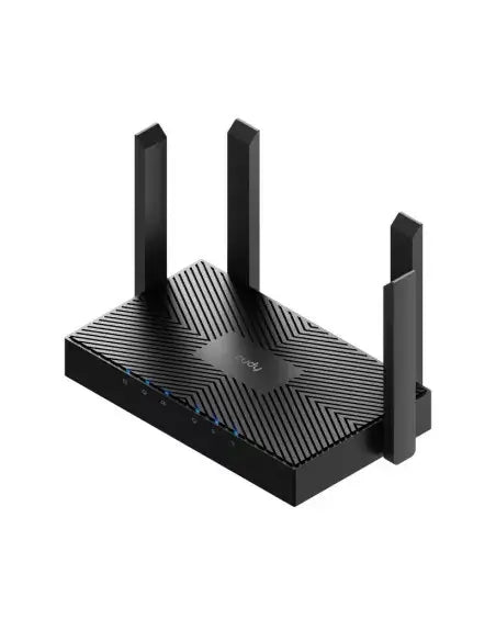 Cudy WR3000 Dual Band WiFi 6 Router with a maximum speed of 3000Mbps, featuring a sleek design.