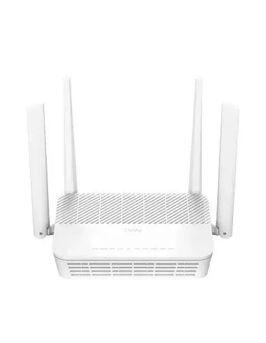 Cudy WR3000S Dual Band WiFi 6 Mesh Router in white, capable of 3000Mbps speeds.