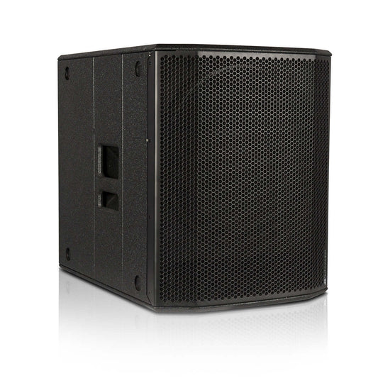 dBTechnologies SUB618 18-inch active subwoofer with DSP, featuring a maximum sound pressure level of 133 dB.
