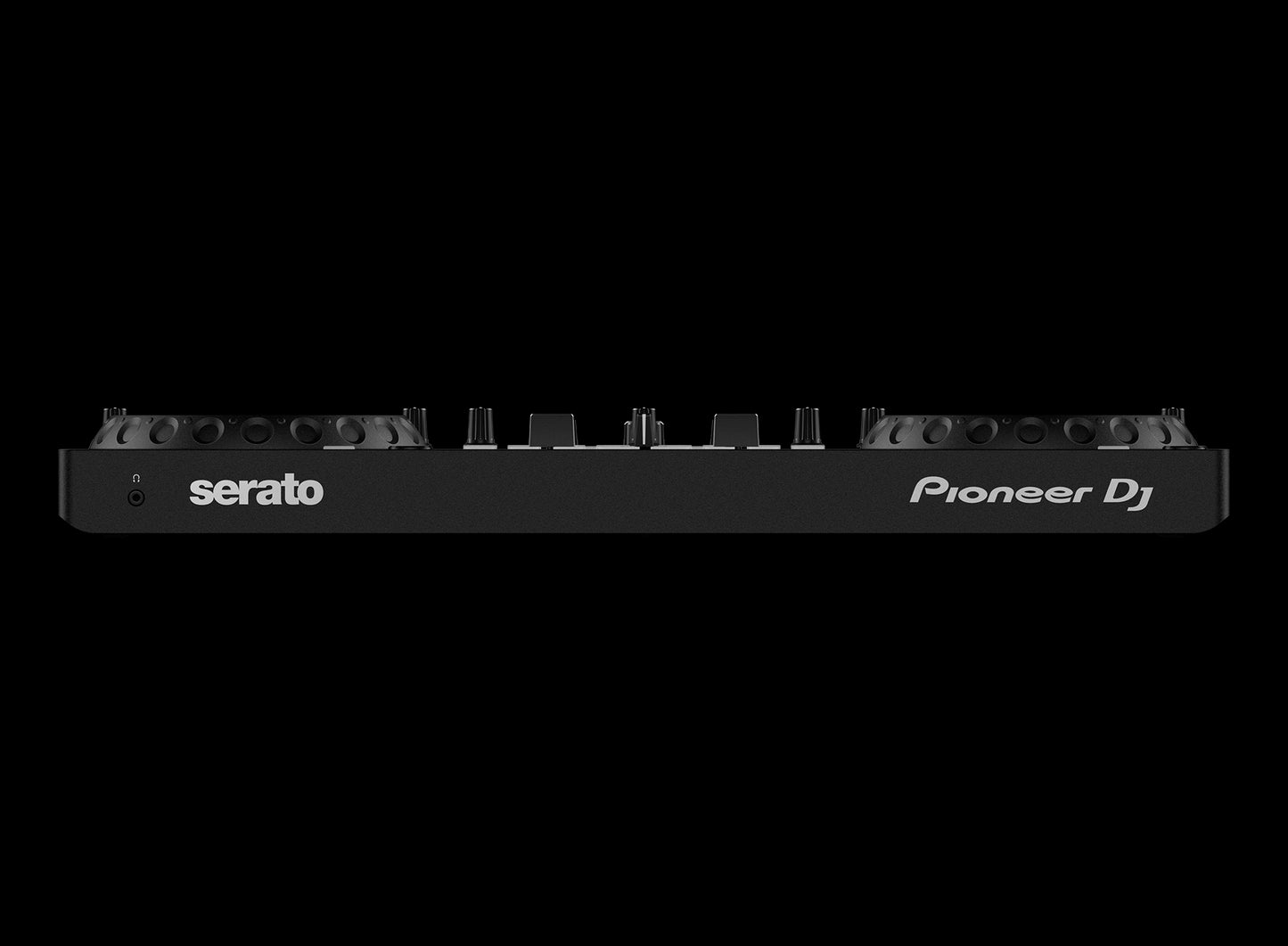Pioneer DDJ-REV1 Battle-Style DJ Controller for Serato DJ Pro, featuring a sleek design and performance controls.
