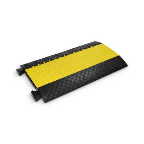 Heavy-duty 5-channel cable protector designed for safe routing, featuring the DEFENDER MIDI 5 model.