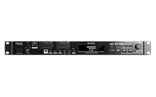 Denon DN-900R 1U Network SD/USB Audio Recorder with Dante Interface and Web Remote