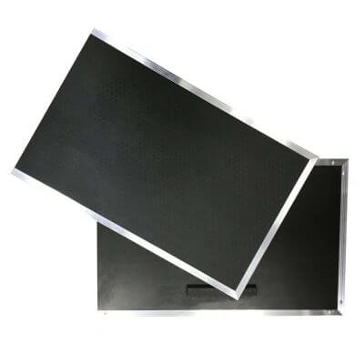 Athletic DJ desk designed for compatibility with DJ-4, DJ-4T, and DJ-4R150 models, showcasing its sleek design and functionality.