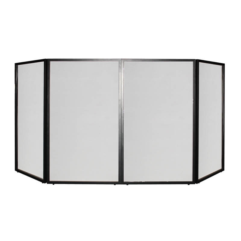 Athletic set of four DJ lighting screens displayed in a foldable design, suitable for events and performances.