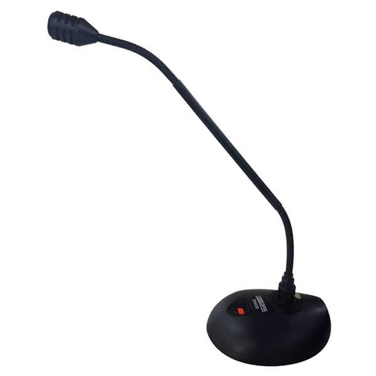 DSPPA DM-30 dynamic desktop microphone with a 6.3mm jack, designed for high-quality audio recording.