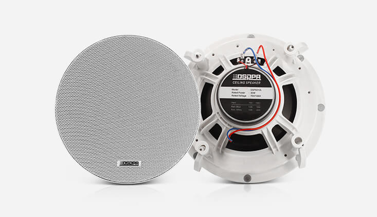 DSPPA DSP-5012 35W 8 inch coaxial frameless ceiling speaker