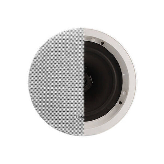 DSPPA DSP-5012 35W 8-inch coaxial frameless ceiling speaker displayed against a neutral background.