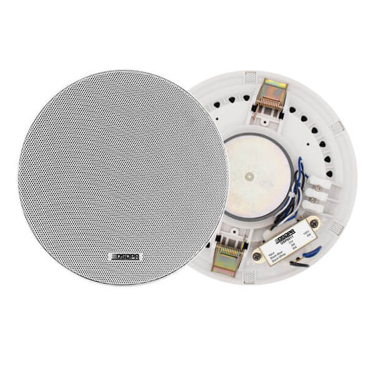 DSPPA DSP-6011 6W 6.5 inch 70V/100V line frameless ceiling speaker in white color.