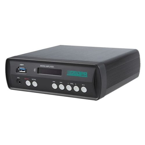 DSPPA MINI-60 - 2 x 30W Mini Stereo Class D Amplifier with USB, Bluetooth, and SD Card