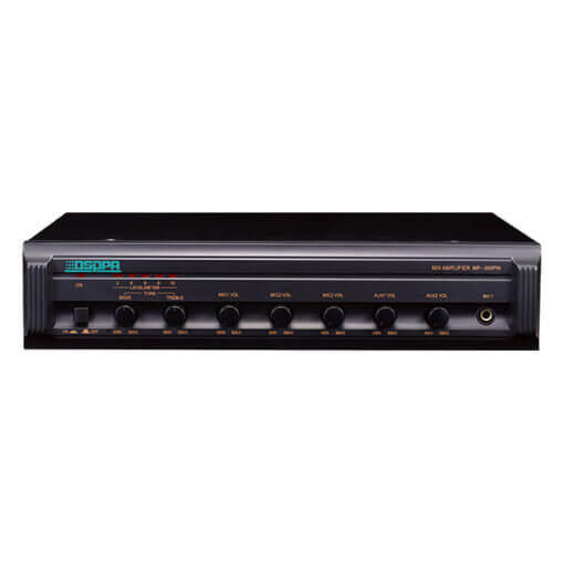 DSPPA MP-300PIII 120W 100V Line Mixer Amplifier with 3 Mic Inputs and 2 Aux Inputs