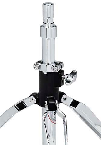 DW 3000 Series Drum Throne with adjustable height and padded seat for comfort.