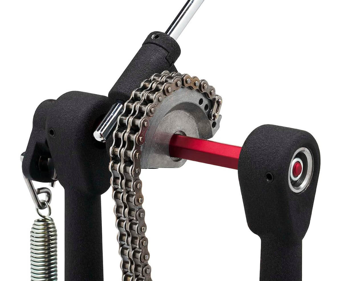 DW 5000 Accelerator Single Bass Drum Pedal showcasing its design and features.