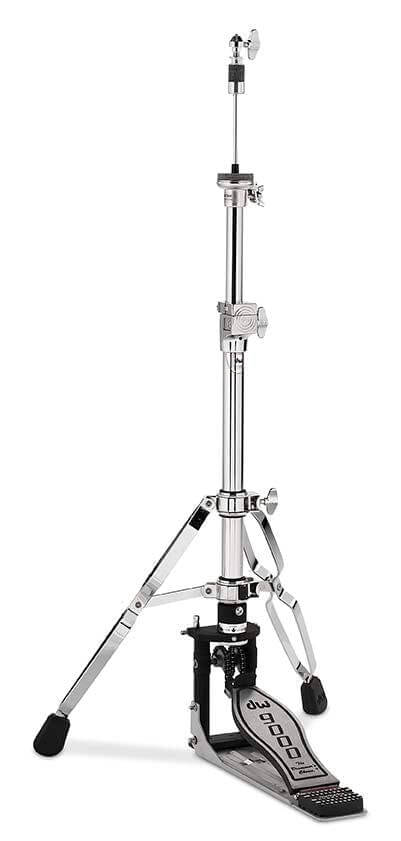 DW 9000 Series 2-Leg Hi-Hat Stand with 8' Cable Remote Hi-Hat displayed against a neutral background.