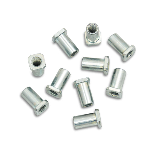 Image of PDP True Pitch Tension Rod Receiver, Zinc, 10-Pack showing the product packaging and contents.