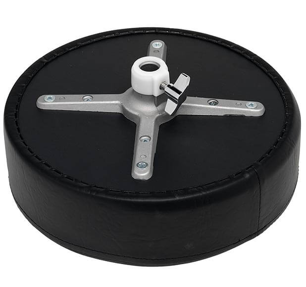 PDP 800 Series Drum Throne featuring a round seat top, designed for comfort and stability during drumming.