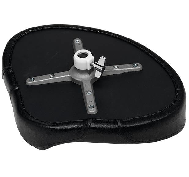 PDP 800 Series Drum Throne featuring a tractor style seat, designed for comfort and stability during drumming.
