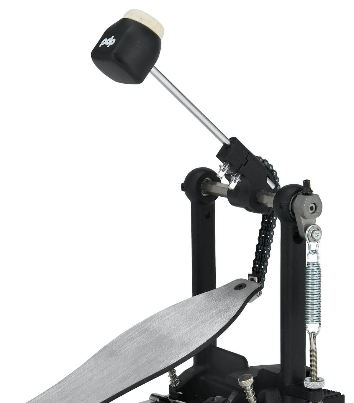 PDP 800 Series Single Bass Drum Pedal, showcasing its design and features.