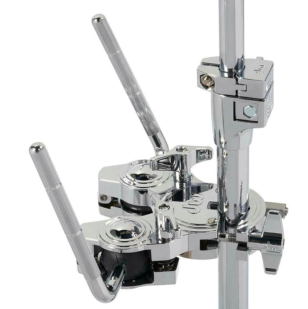 DW Double Tom Clamp with V-Type Memory Lock, showcasing the product's design and features.