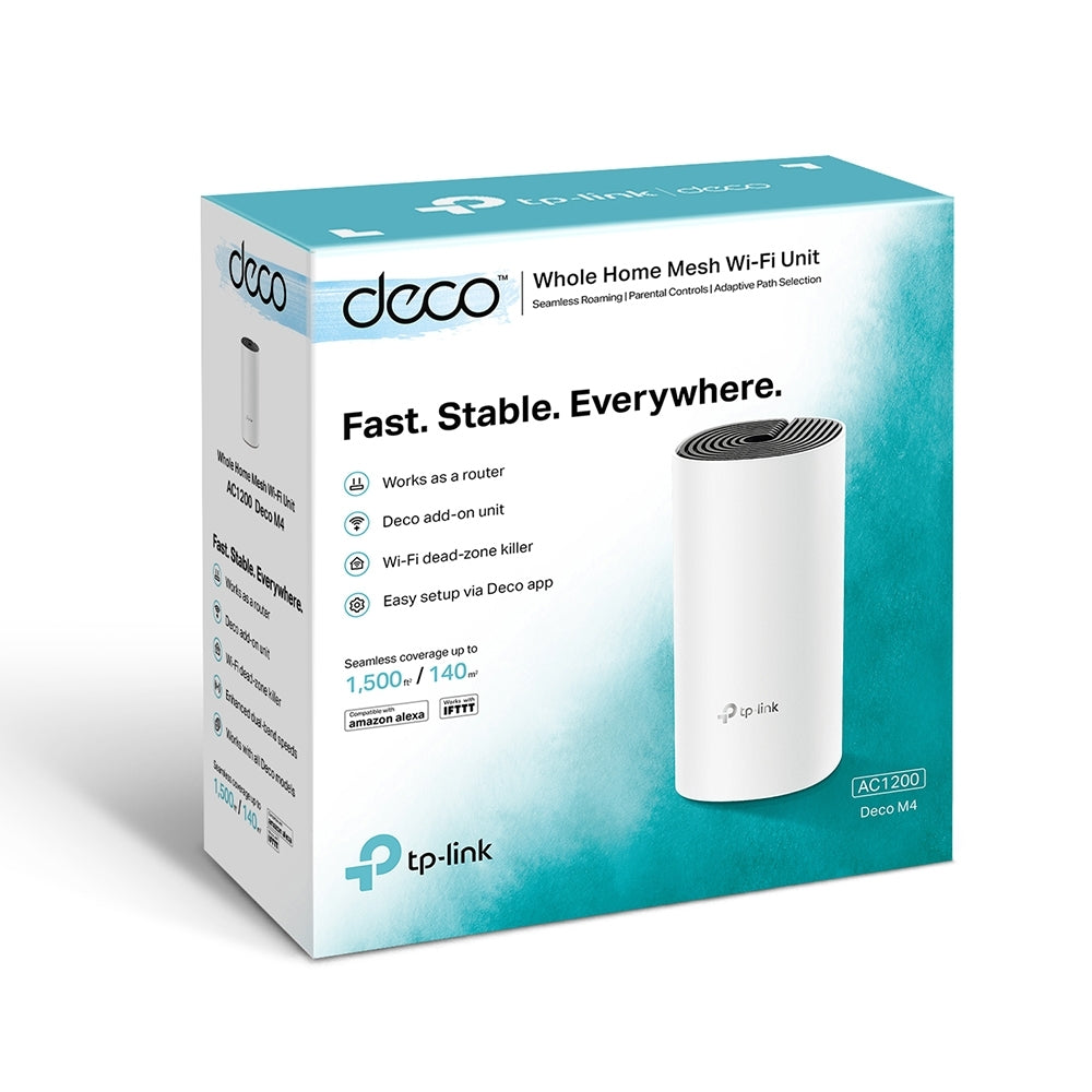 TP-Link Deco M4 AC1200 Mesh Wi-Fi System - 1 Pack
