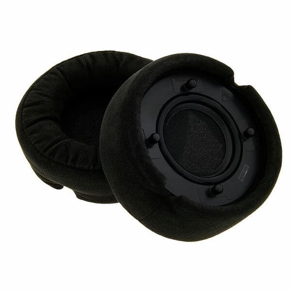 AIAIAI E08 Over-Ear Alcantara Earpads featuring comfortable memory foam cushions designed for headphones.