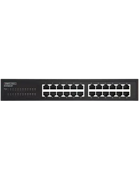 Image of the Edge-Core 24-Port Gigabit Unmanaged Switch, a rack-mountable network device.