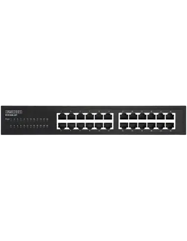 Edge-Core 24-Port Gigabit Unmanaged Switch, rack-mountable device for network connectivity.