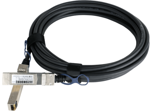 Edge-Core 10G SFP+ DAC Cable, 3 meters long, used for high-speed data connections.