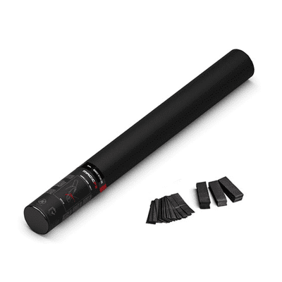 MAGICFX Electric Cannon Pro in black, an 80 cm confetti shooter designed for events and celebrations.