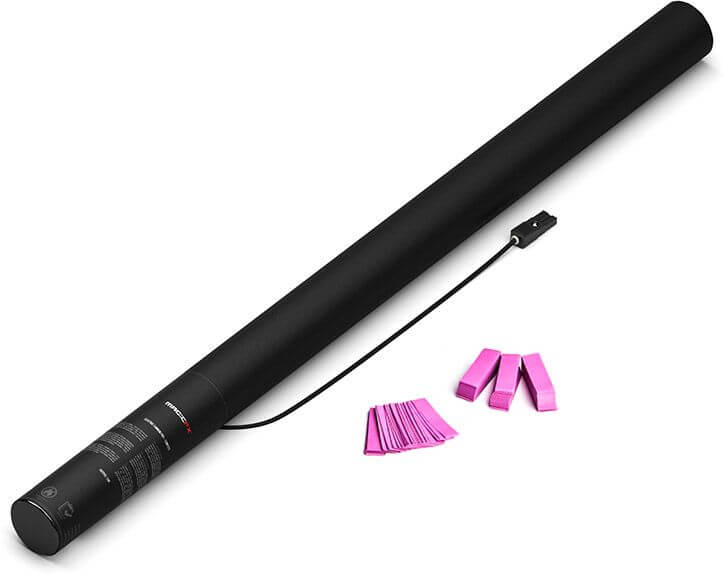 MAGICFX Electric Confetti Cannon PRO in pink color, 80cm long, designed for professional use, shooting confetti.