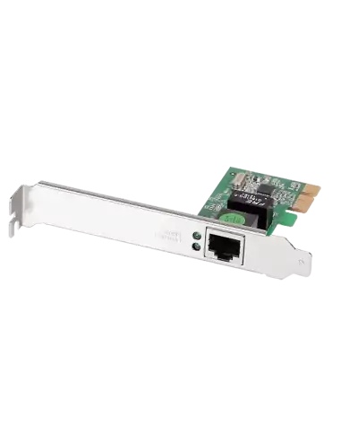 Edimax PCI-E Gigabit LAN Card - Version 2, a network expansion card for high-speed internet connectivity.