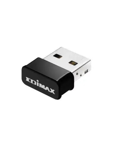 Edimax AC1200 Dual-Band Wi-Fi USB NANO Adapter with MU-MIMO technology for enhanced wireless connectivity.