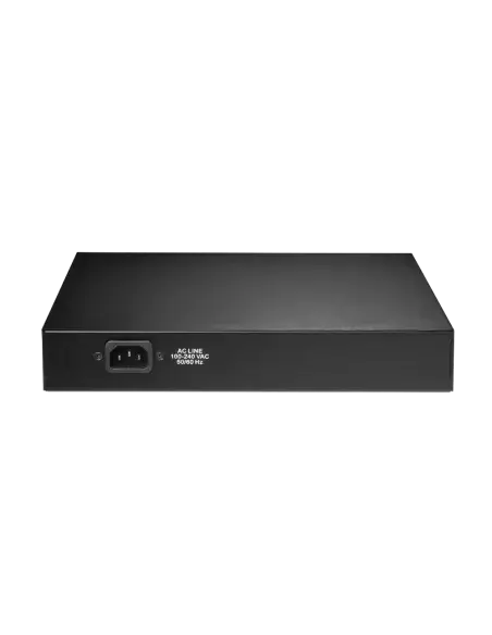 Edimax 8-Port Gb PoE+ Switch with multiple Ethernet ports for network connectivity.