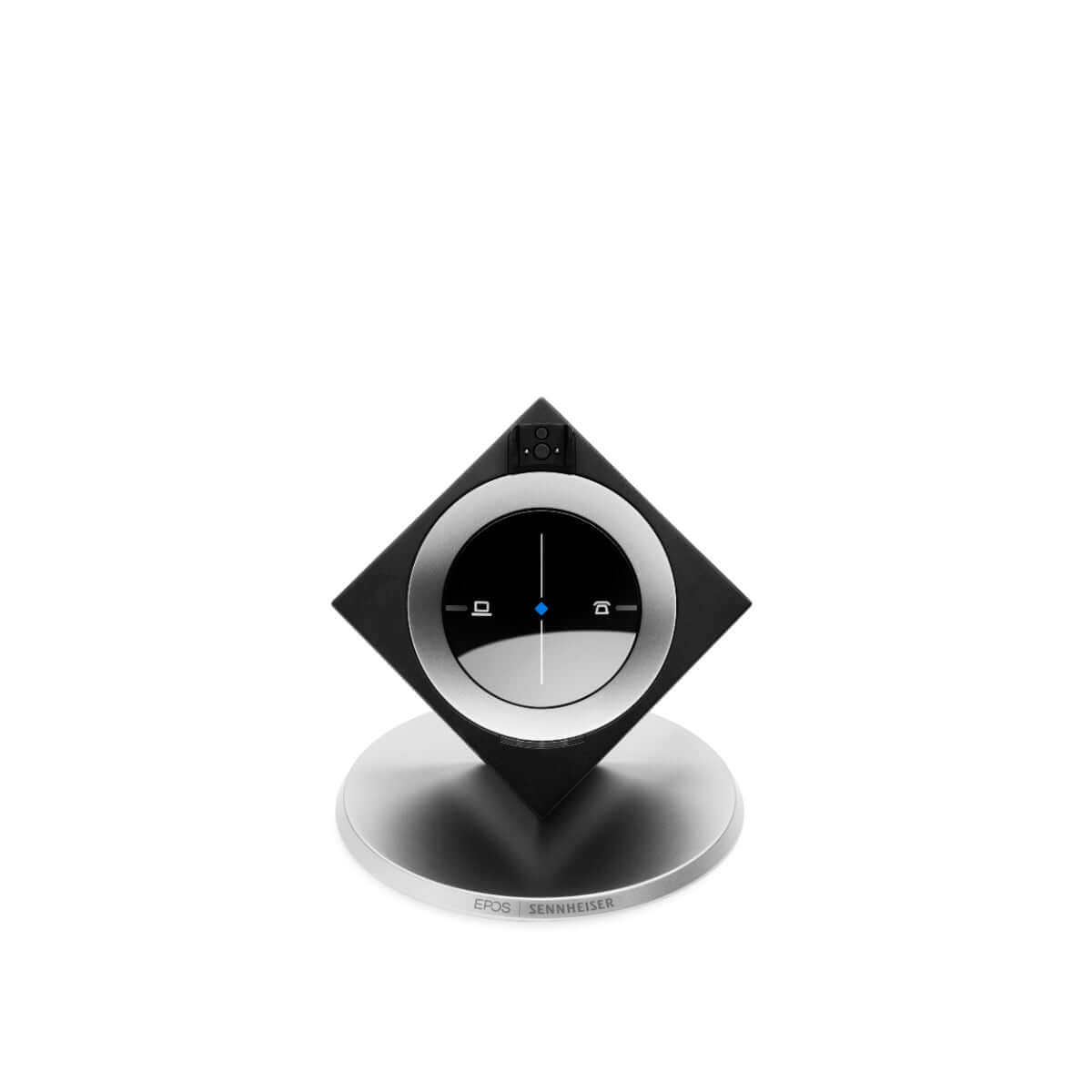 EPOS IMPACT DW Office ML wireless monaural headset in black and silver color, designed for professional use.