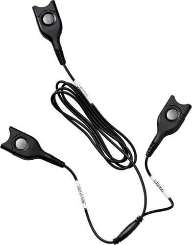 EPOS ATC 1 Training Bottom Cable for dual headset connection designed for desk phones.