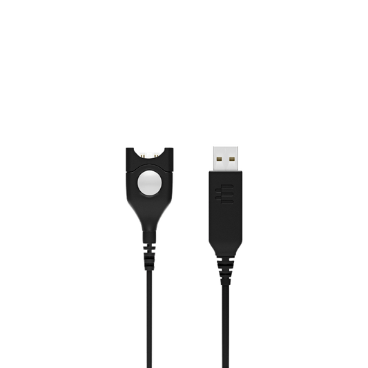 EPOS CCO USB-ED 01 USB to Easy Disconnect Adapter Cable on a white background.
