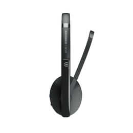 EPOS Sennheiser ADAPT 260 BT binaural headset on-ear design, includes dongle and case, certified for Microsoft Teams.