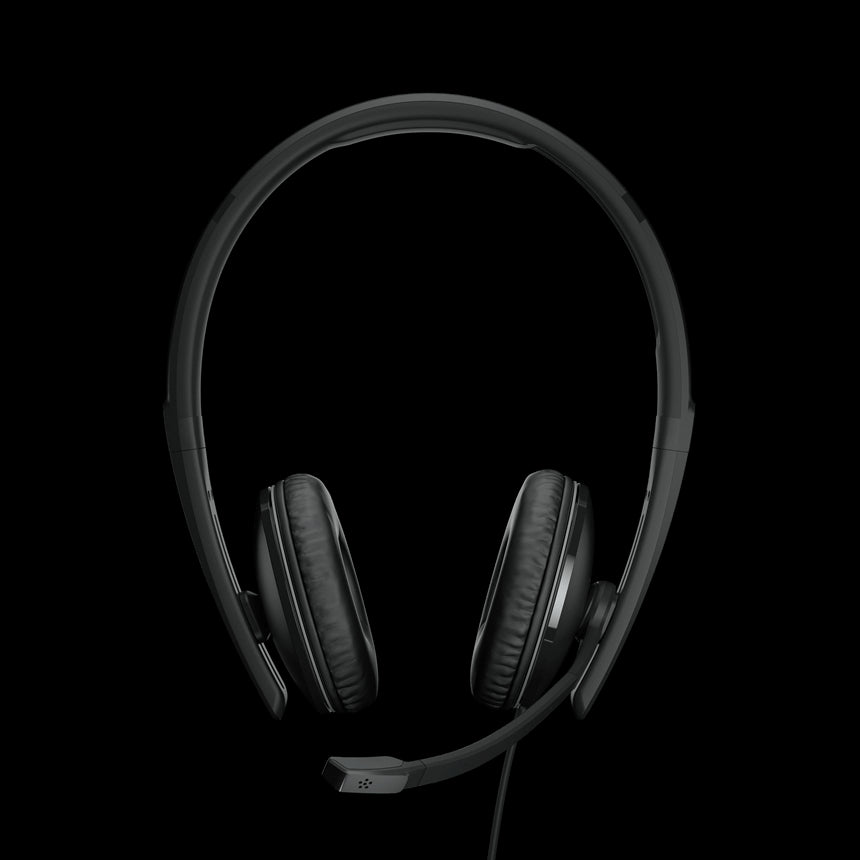 Front view of the EPOS/Sennheiser USB-C Call Control for ADAPT 100 headset.