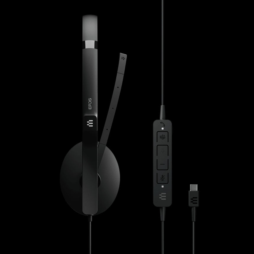 EPOS/Sennheiser USB-C Call Control for ADAPT 100, showcasing the side view of the device.
