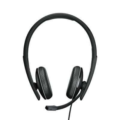 EPOS/Sennheiser ADAPT 165 USB-C II Binaural Headset in black with a 2.3m USB-C cable.