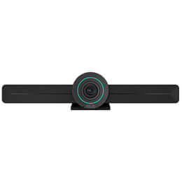 EPOS EXPAND Vision 3T Video Bar in black, featuring HD video capabilities and including the EXPAND SP 30T, certified for Microsoft Teams.