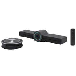 EPOS EXPAND Vision 3T Video Bar in black, designed for HD video conferencing, includes EXPAND SP 30T, certified for MS Teams.