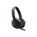 EPOS/Sennheiser ADAPT 561 II BT ANC Headset in black with a smart boom arm microphone, accompanied by a dongle and case.