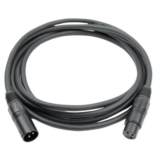 EWI DMX5-2 5-Pin XLR-XLR DMX Cable, 2 meters long, suitable for professional audio and lighting applications.