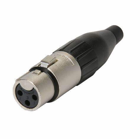 EWI ES3F XLR In-Line Connector Female, a high-quality audio connector for professional sound applications.