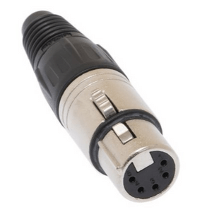 EWI ES5F - 5-Pin XLR In-Line Connector (Female) image showing the connector design and features.
