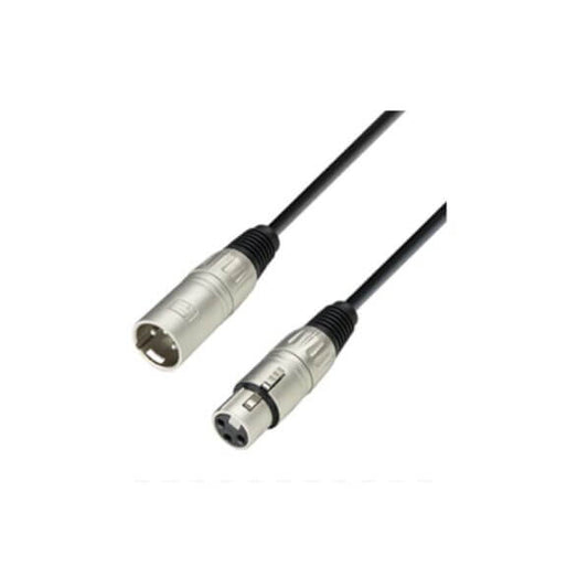 EWI MBEA-1 XLR-XLR Microphone Cable, 1 meter length, suitable for professional audio connections.